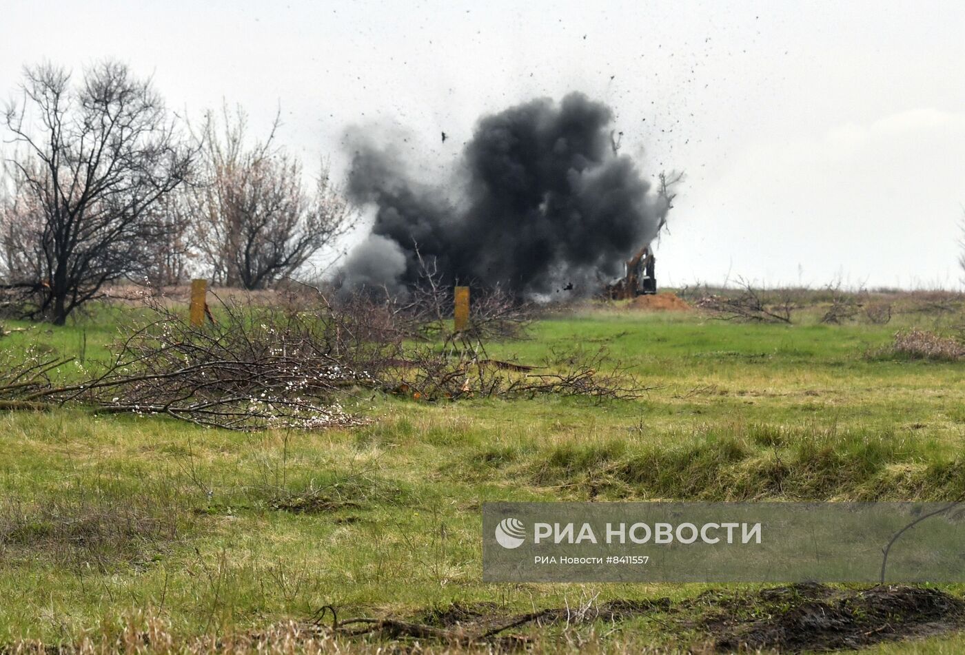 Подготовка штурмовых групп ВДВ на полигоне в южном секторе СВО