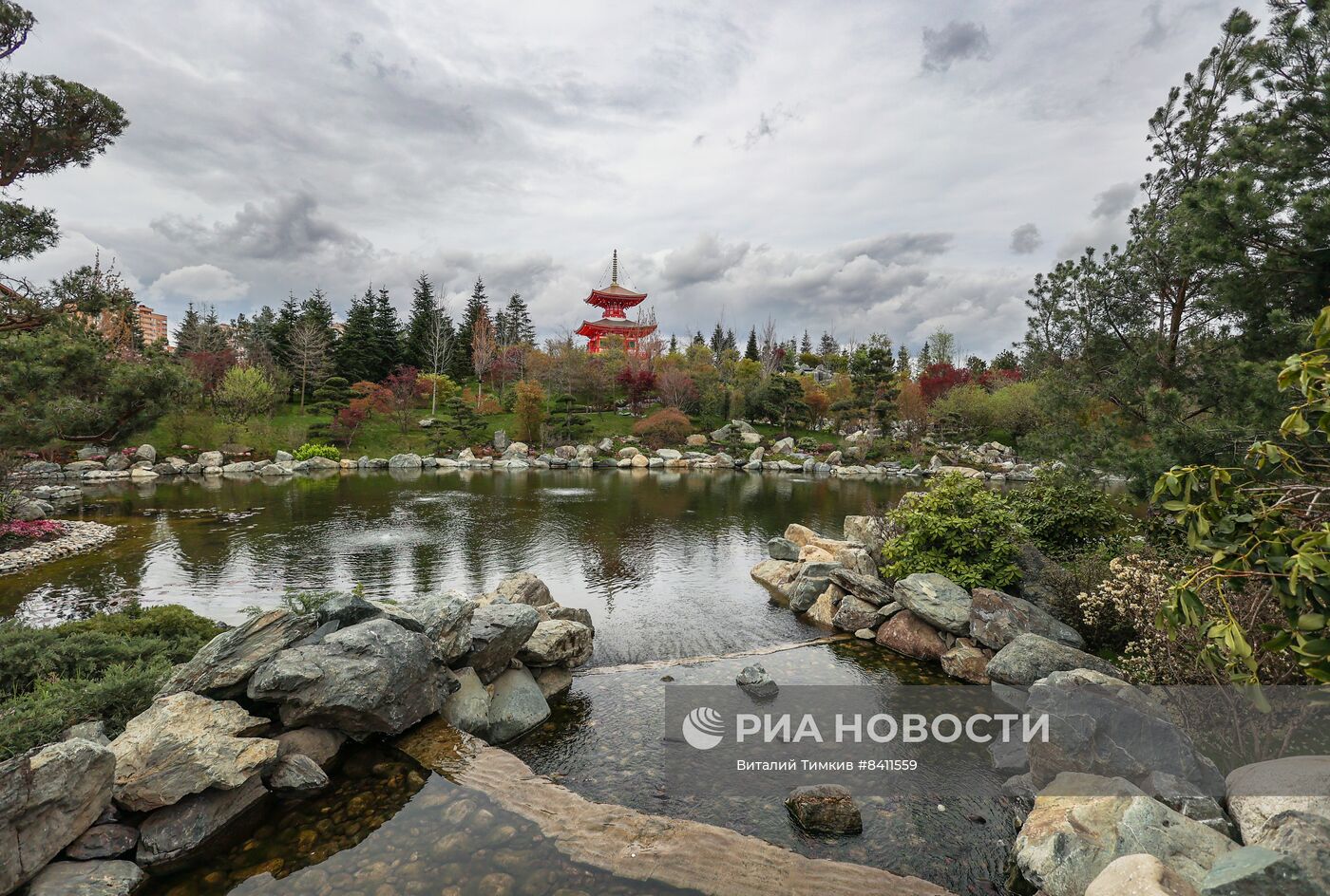 Японский сад открыли в Краснодаре