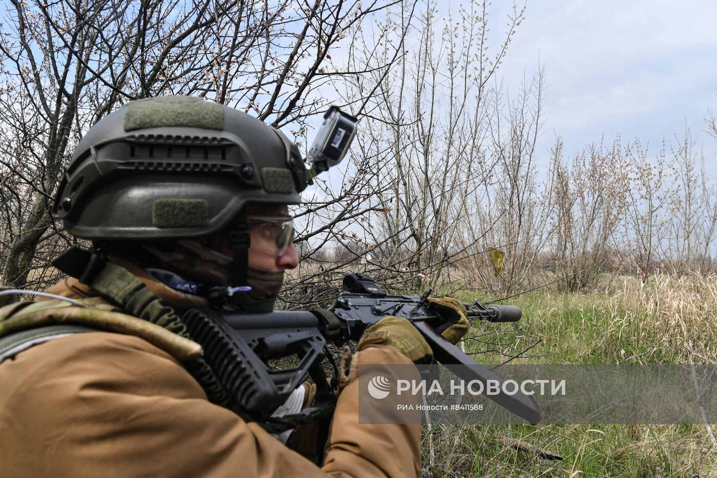 Подготовка штурмовых групп ВДВ на полигоне в южном секторе СВО