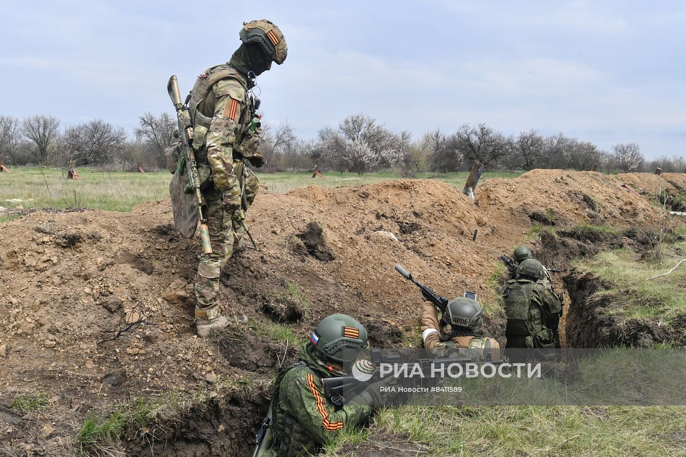 Подготовка штурмовых групп ВДВ на полигоне в южном секторе СВО