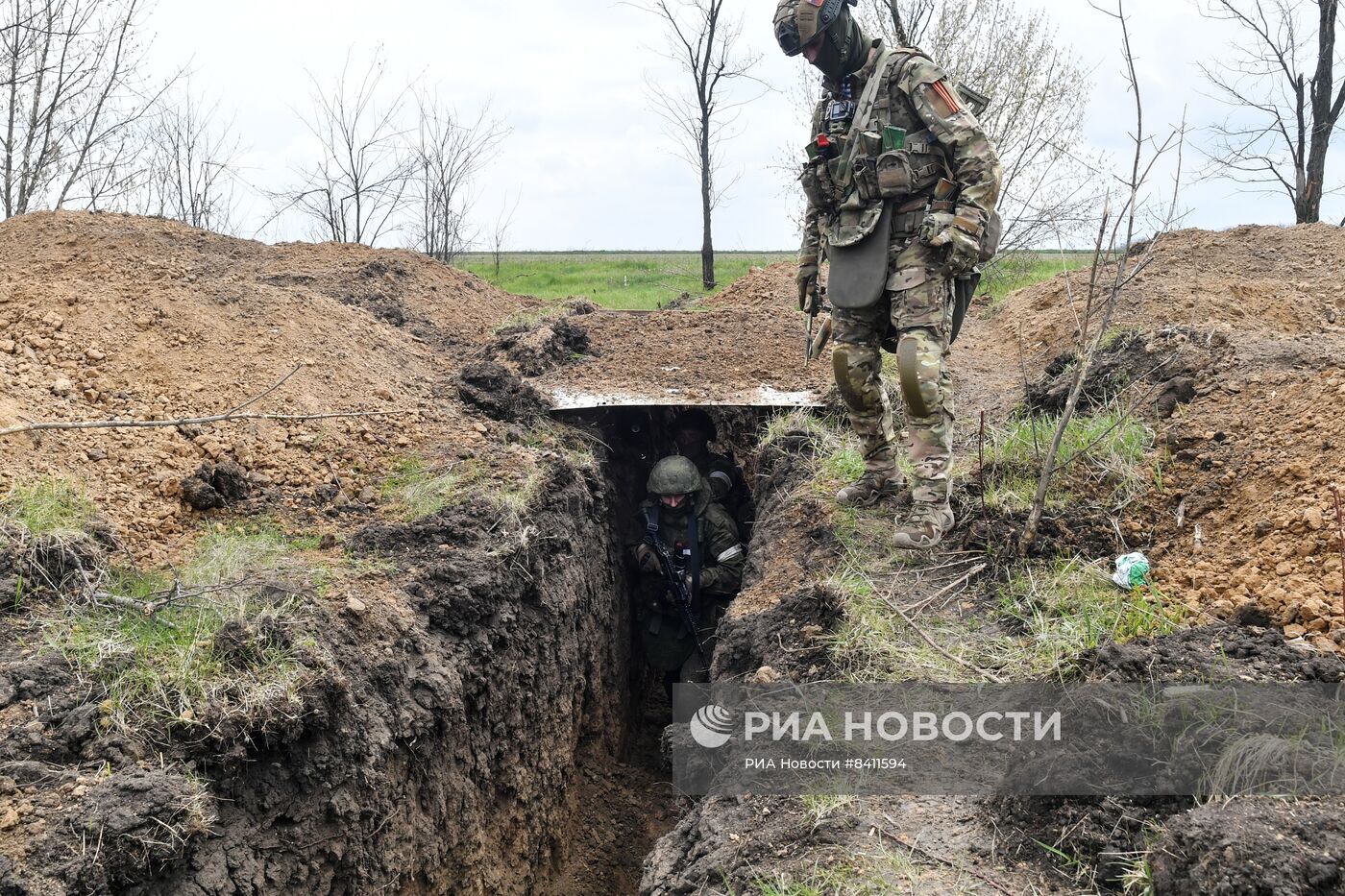 Подготовка штурмовых групп ВДВ на полигоне в южном секторе СВО