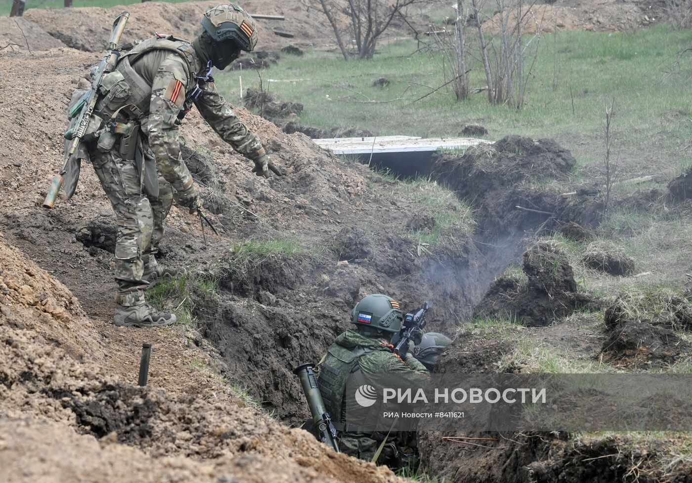 Подготовка штурмовых групп ВДВ на полигоне в южном секторе СВО