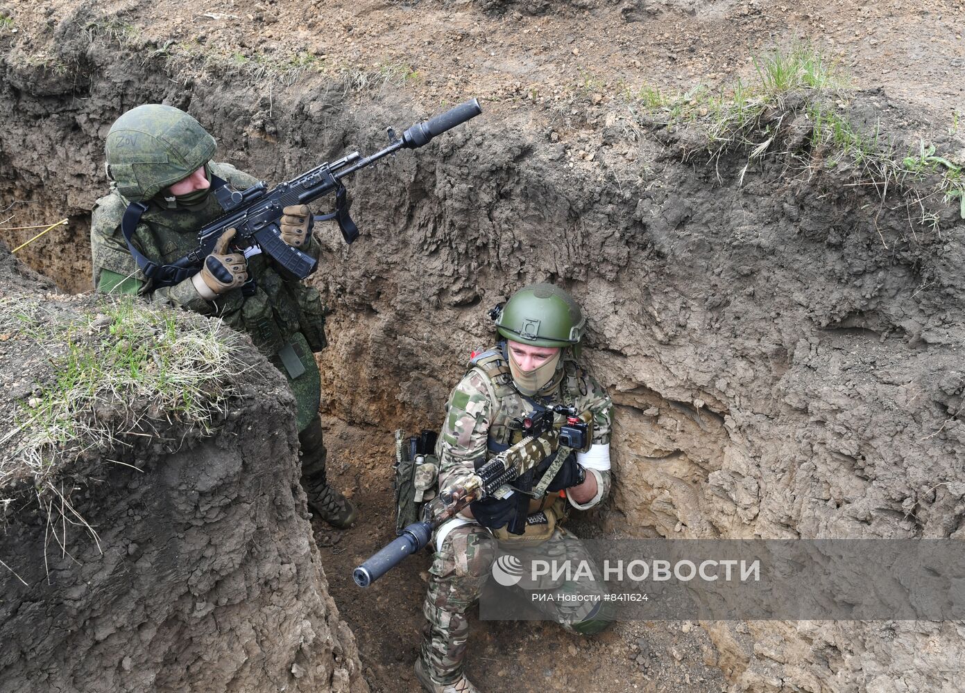 Подготовка штурмовых групп ВДВ на полигоне в южном секторе СВО