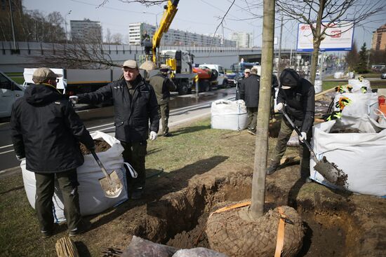 Общегородской субботник в Москве