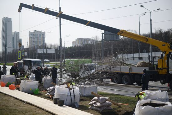 Общегородской субботник в Москве