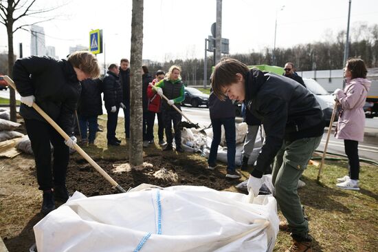 Общегородской субботник в Москве