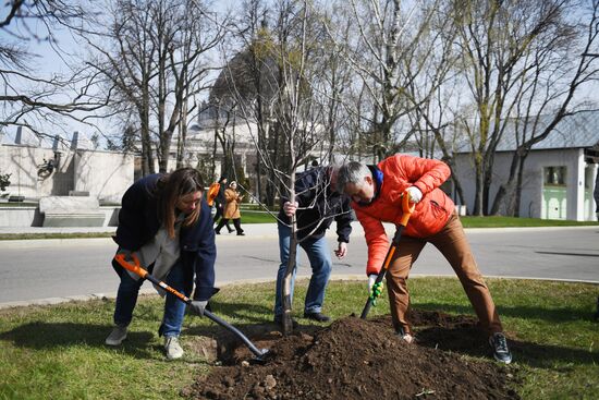 Общегородской субботник в Москве