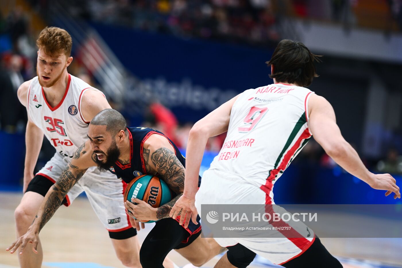 Баскетбол. Единая лига ВТБ. Матч ЦСКА - "Локомотив-Кубань"