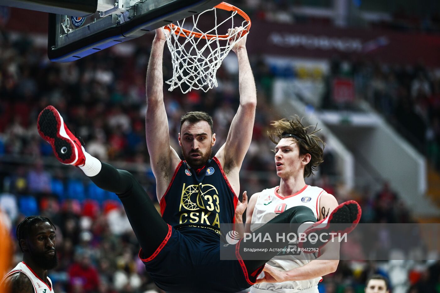 Баскетбол. Единая лига ВТБ. Матч ЦСКА - "Локомотив-Кубань"