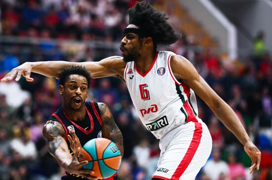 Баскетбол. Единая лига ВТБ. Матч ЦСКА - "Локомотив-Кубань"