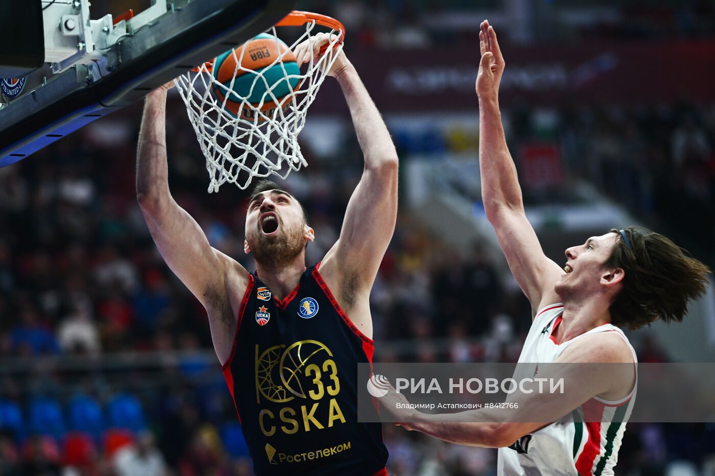 Баскетбол. Единая лига ВТБ. Матч ЦСКА - "Локомотив-Кубань"