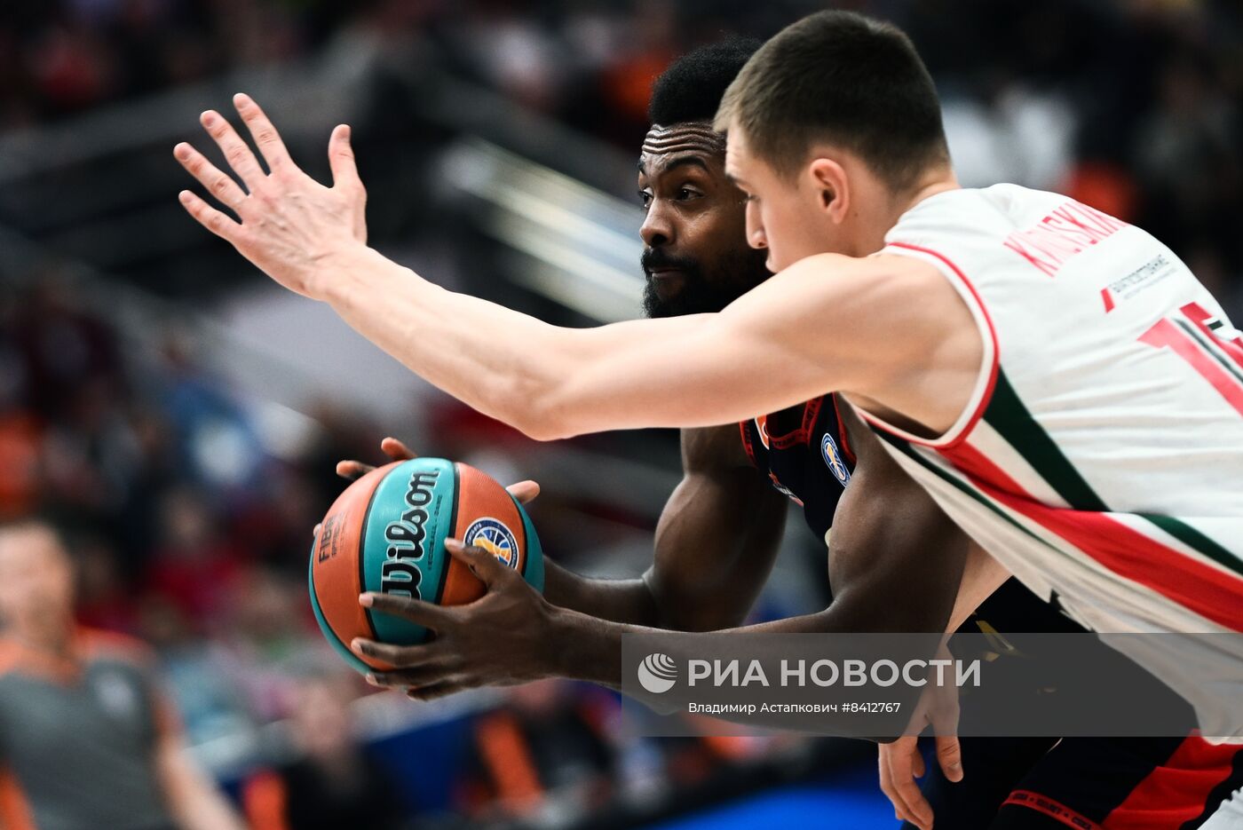 Баскетбол. Единая лига ВТБ. Матч ЦСКА - "Локомотив-Кубань"