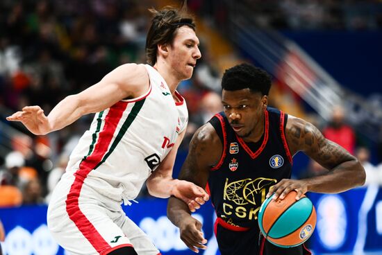 Баскетбол. Единая лига ВТБ. Матч ЦСКА - "Локомотив-Кубань"