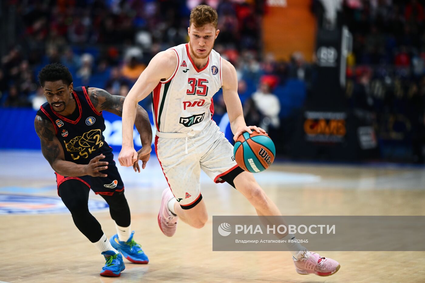 Баскетбол. Единая лига ВТБ. Матч ЦСКА - "Локомотив-Кубань"
