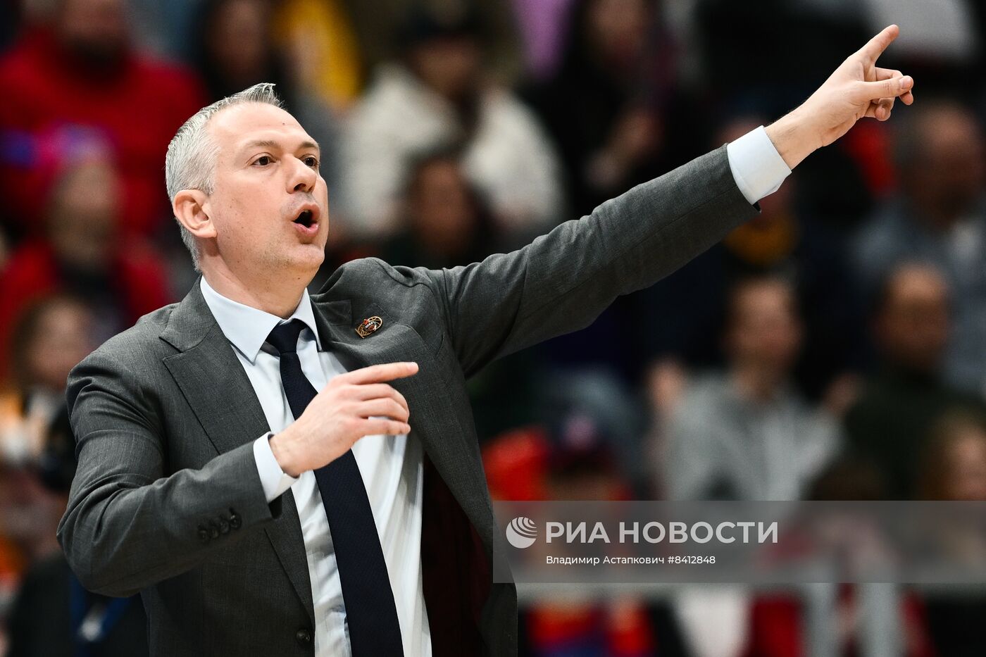 Баскетбол. Единая лига ВТБ. Матч ЦСКА - "Локомотив-Кубань"