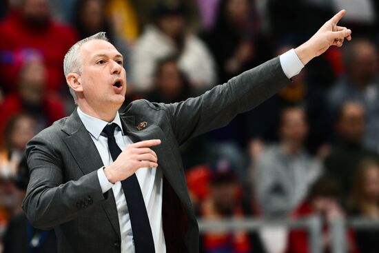 Баскетбол. Единая лига ВТБ. Матч ЦСКА - "Локомотив-Кубань"