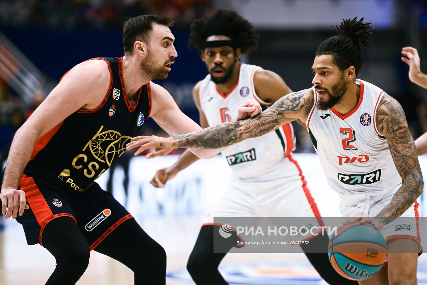 Баскетбол. Единая лига ВТБ. Матч ЦСКА - "Локомотив-Кубань"