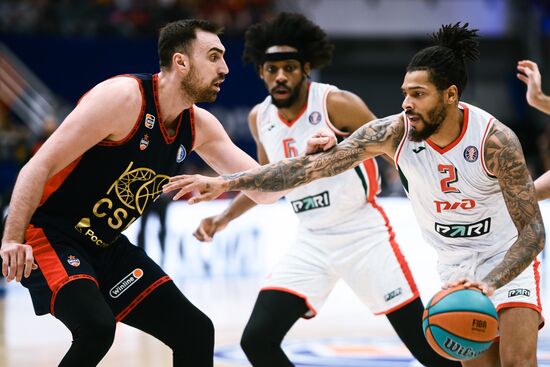 Баскетбол. Единая лига ВТБ. Матч ЦСКА - "Локомотив-Кубань"