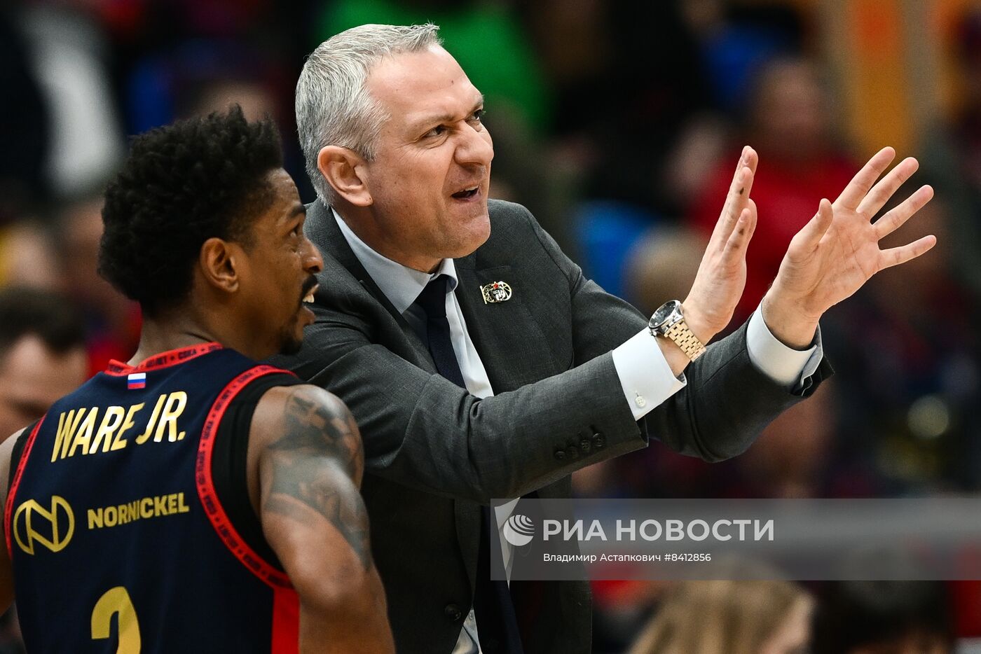 Баскетбол. Единая лига ВТБ. Матч ЦСКА - "Локомотив-Кубань"