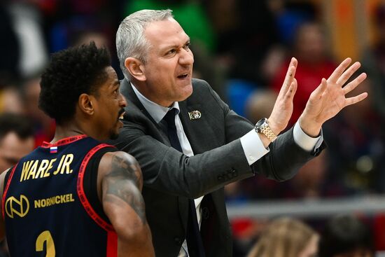 Баскетбол. Единая лига ВТБ. Матч ЦСКА - "Локомотив-Кубань"