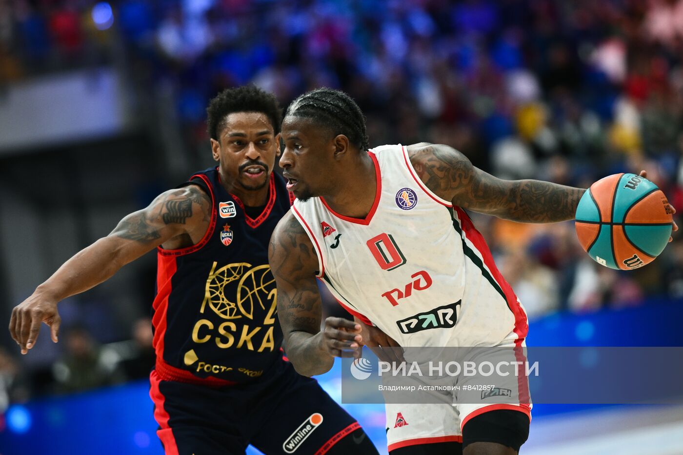 Баскетбол. Единая лига ВТБ. Матч ЦСКА - "Локомотив-Кубань"