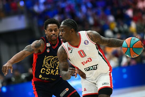 Баскетбол. Единая лига ВТБ. Матч ЦСКА - "Локомотив-Кубань"