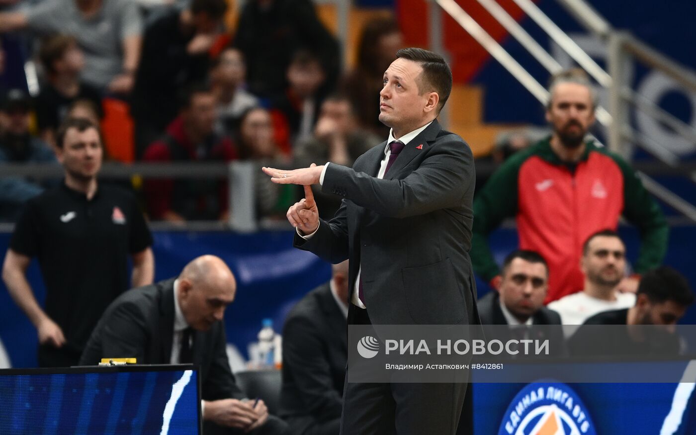 Баскетбол. Единая лига ВТБ. Матч ЦСКА - "Локомотив-Кубань"