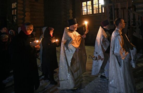 Пасхальные богослужения в России