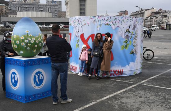 Пасхальный крестный ход во Владивостоке