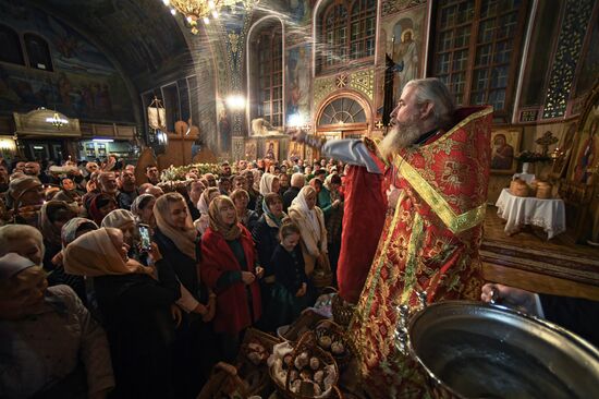 Пасхальные богослужения в России