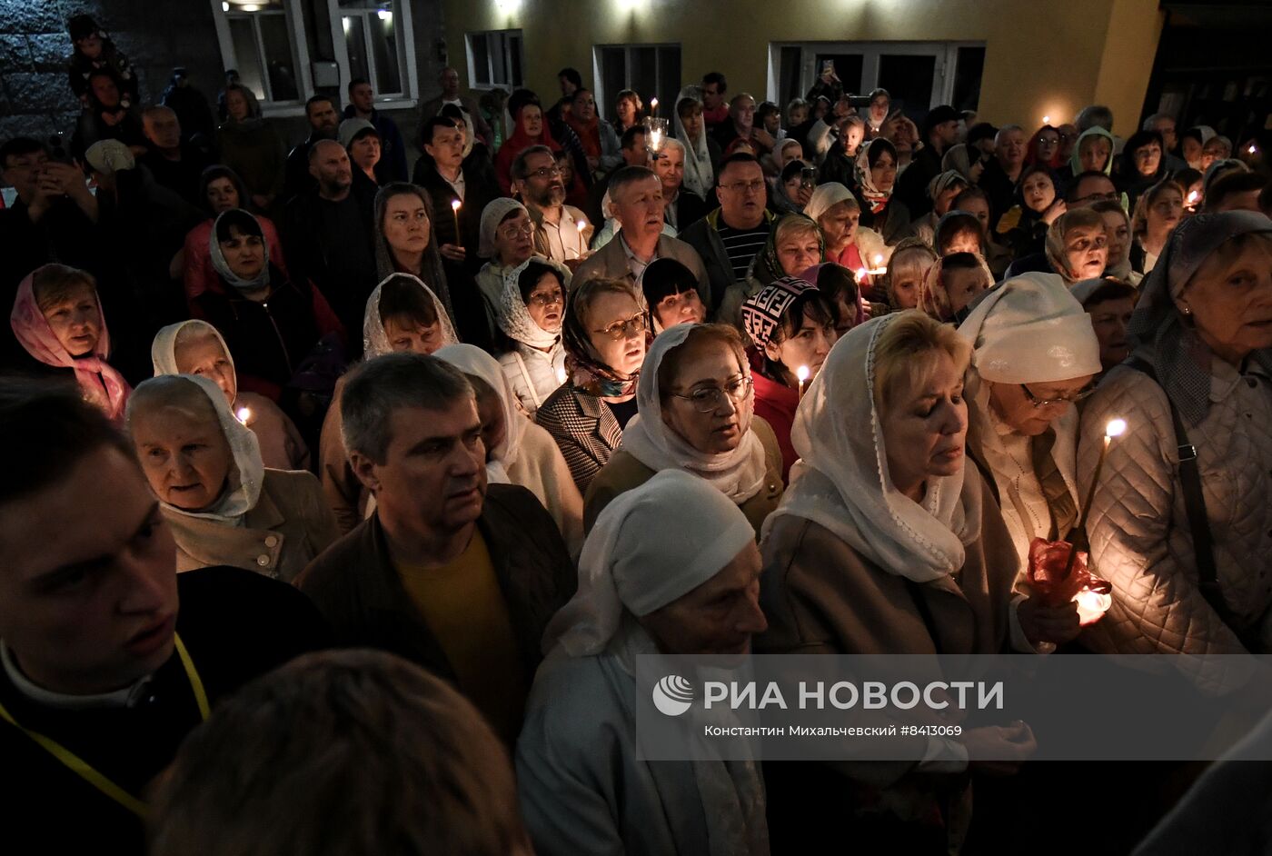 Пасхальные богослужения в России