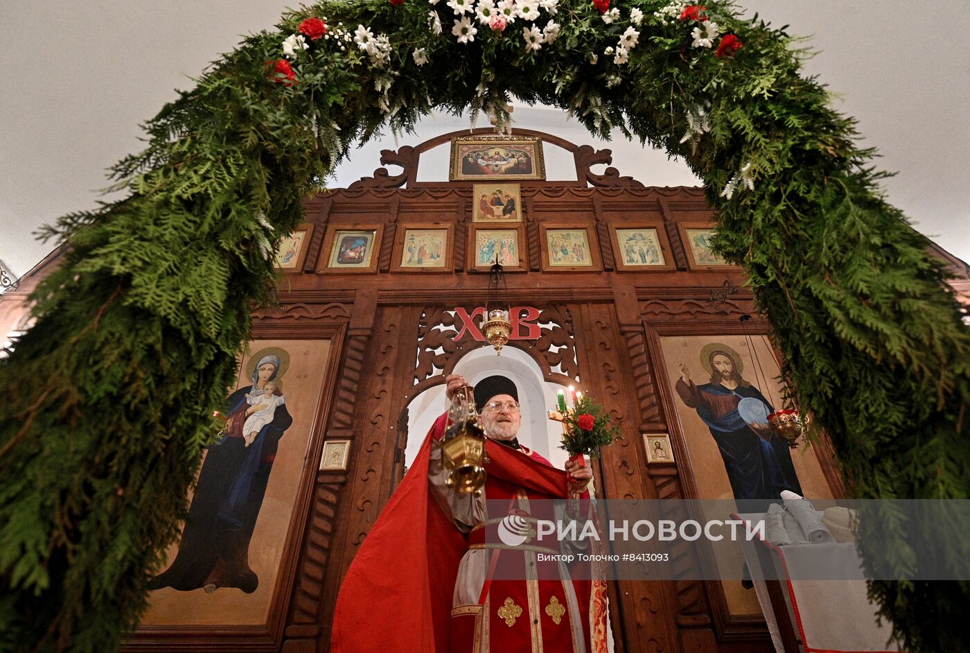 Пасхальное богослужение в странах СНГ