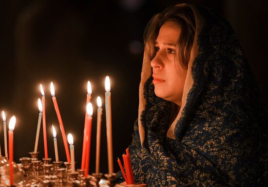 Пасхальное богослужение в странах СНГ