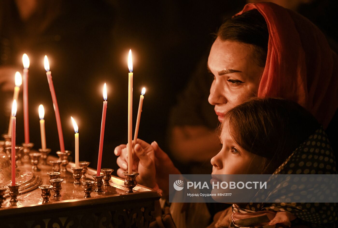 Пасхальное богослужение в странах СНГ