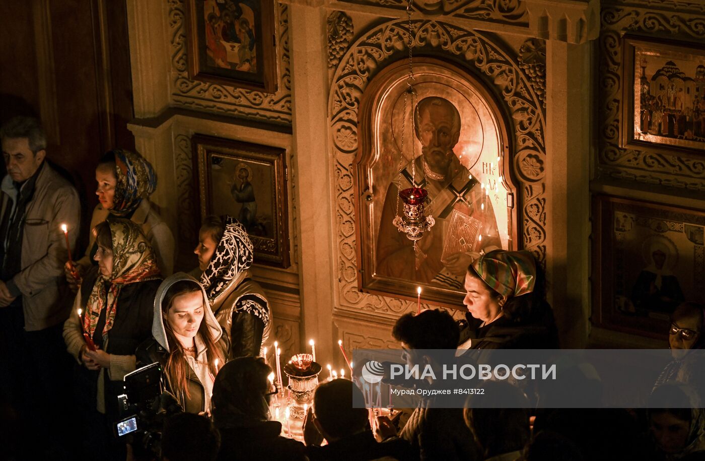 Пасхальное богослужение в странах СНГ