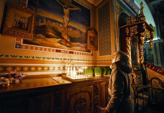 Пасхальные богослужения в России