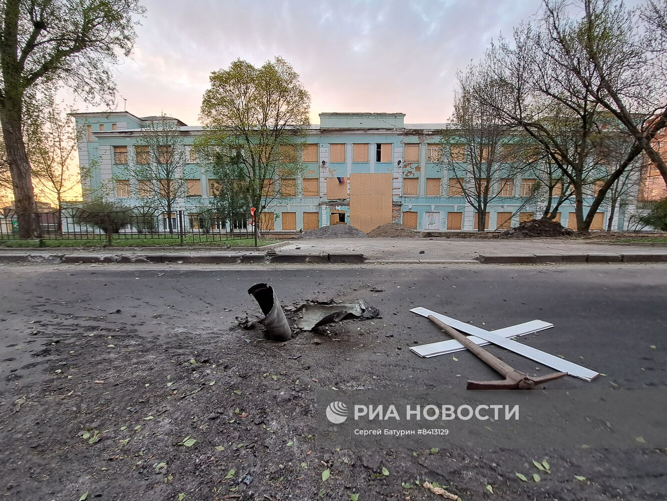 Центр Донецка подвергся обстрелу со стороны ВСУ  в пасхальную ночь