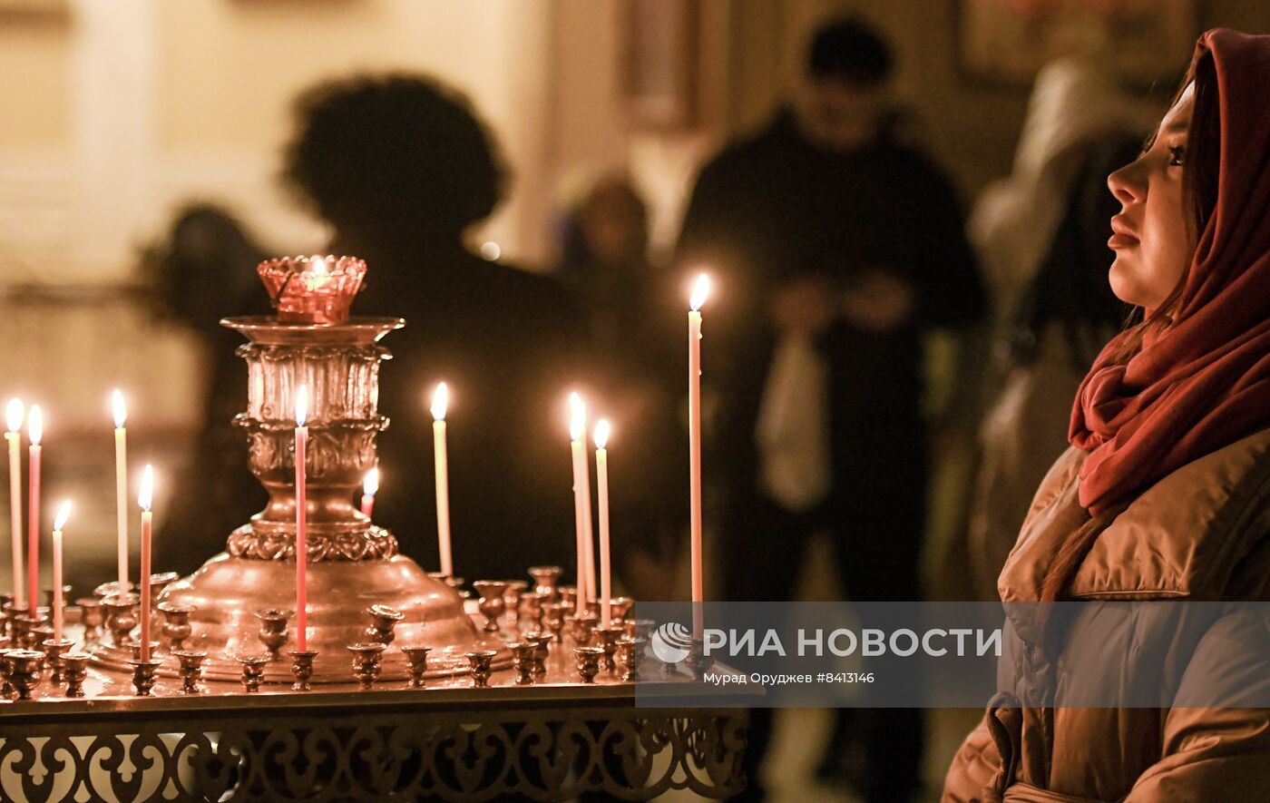 Пасхальное богослужение в странах СНГ