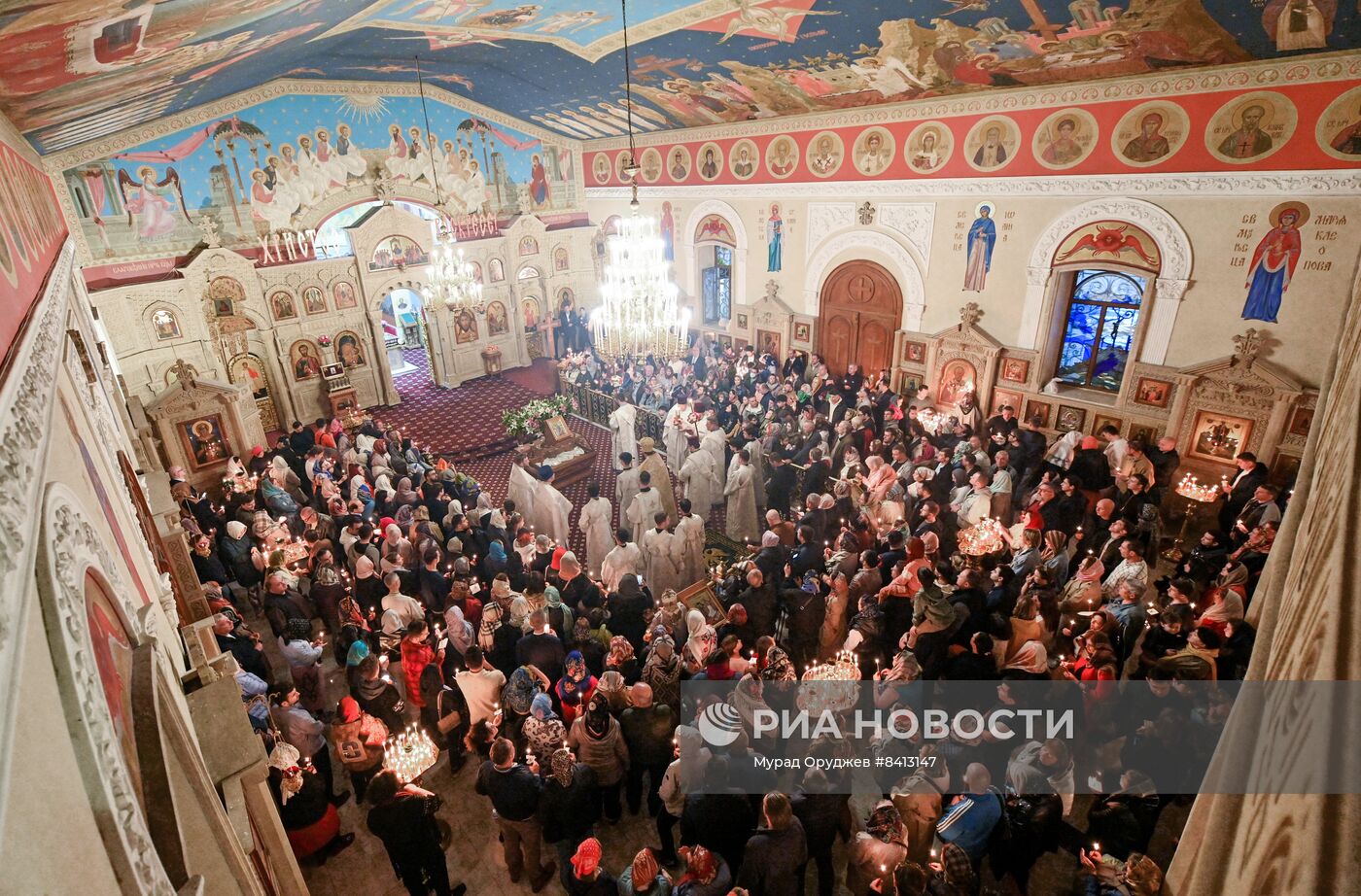 Пасхальное богослужение в странах СНГ