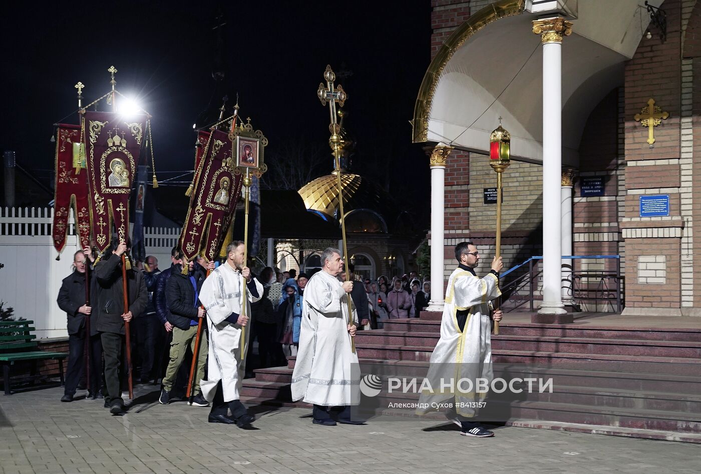 Пасхальные богослужения в России