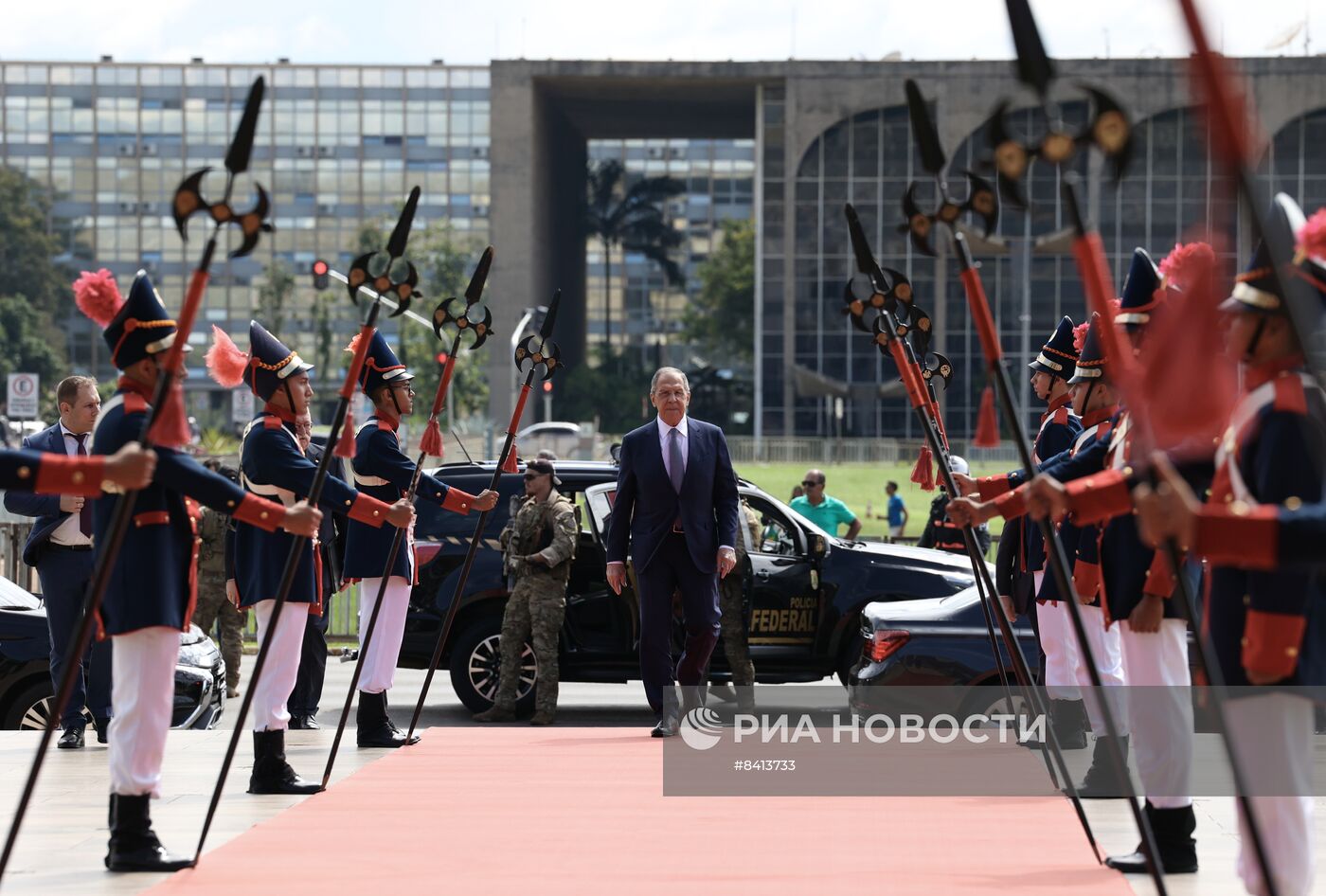 Визит главы МИД РФ С. Лаврова в Бразилию