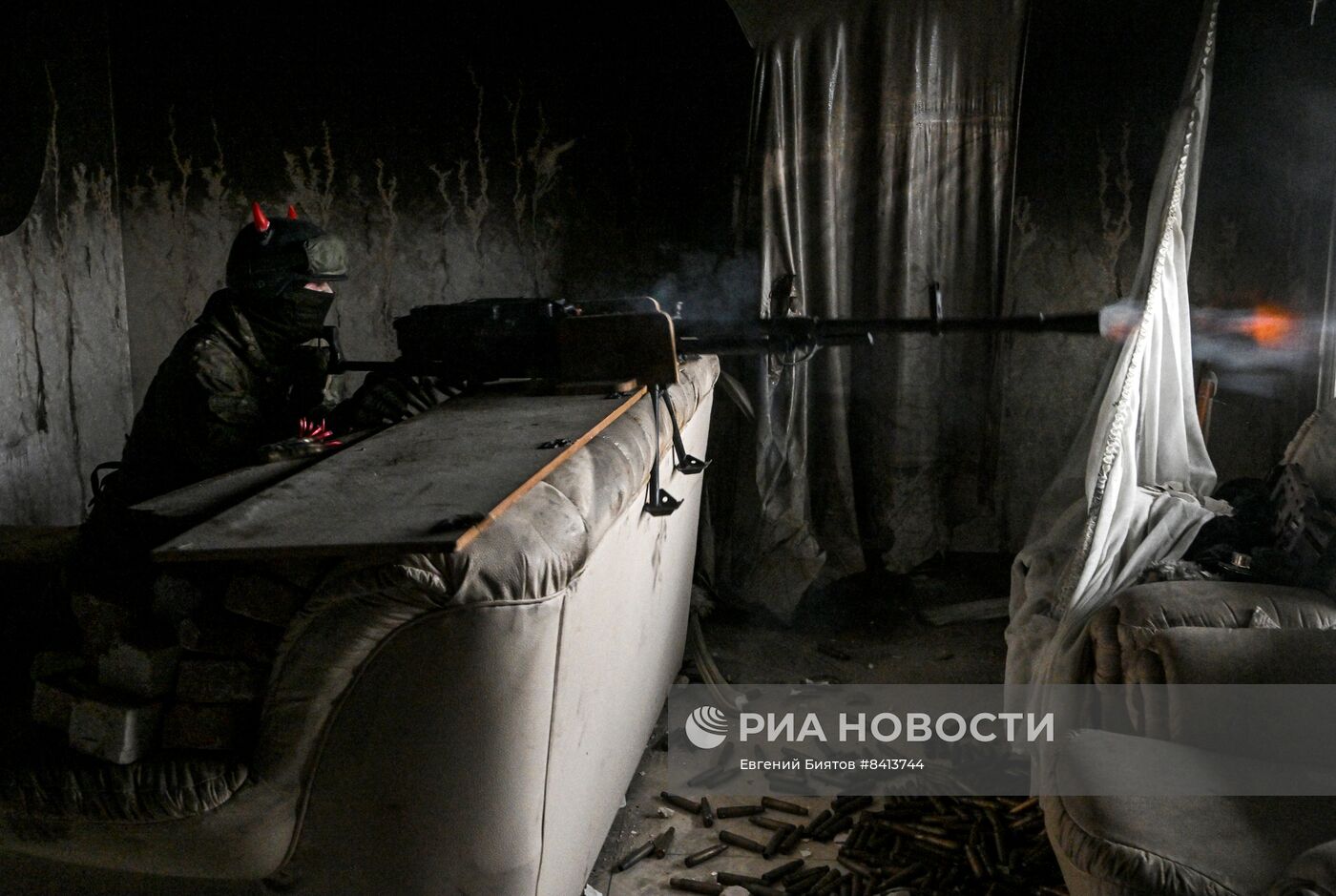 Бойцы ЧВК "Вагнер" в центре Артемовска