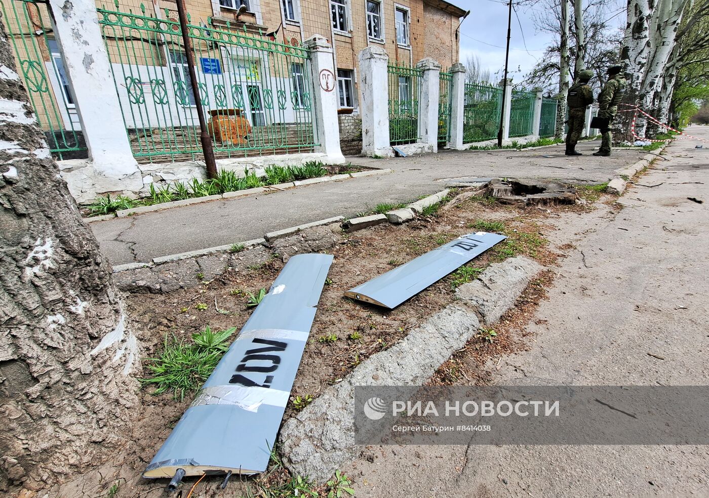 Американский БПЛА сбит в Киевском районе Донецка