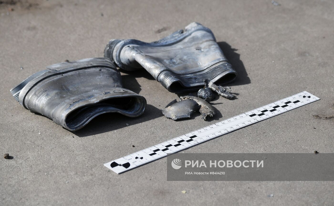 Последствия обстрела ВСУ Васильевки в Запорожской области