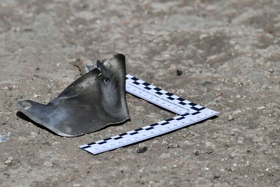 Последствия обстрела ВСУ Васильевки в Запорожской области