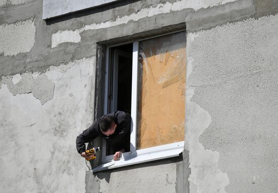 Последствия обстрела ВСУ Васильевки в Запорожской области