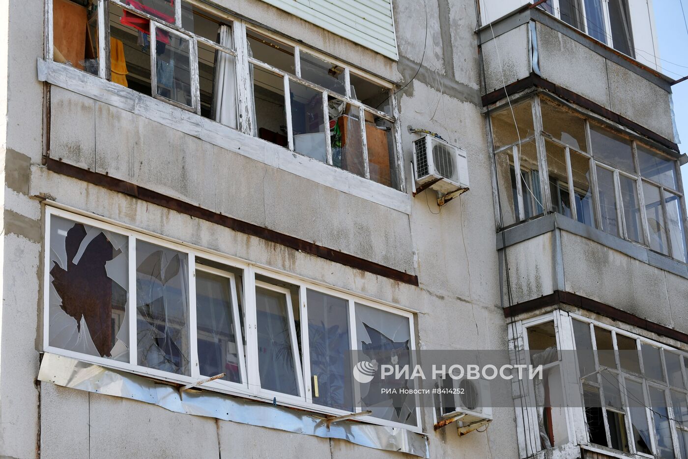 Последствия обстрела ВСУ Васильевки в Запорожской области