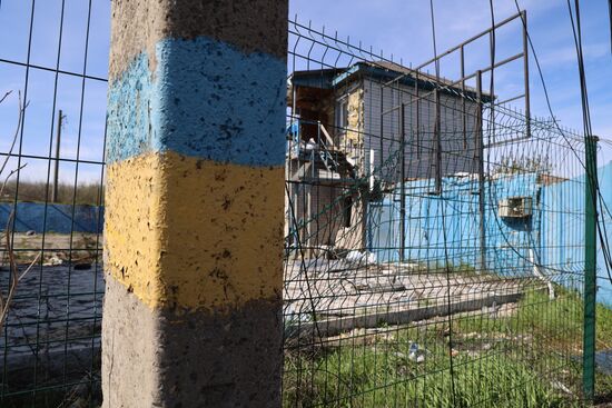 Бойцы ЧВК "Вагнер" в освобожденной части Артемовска