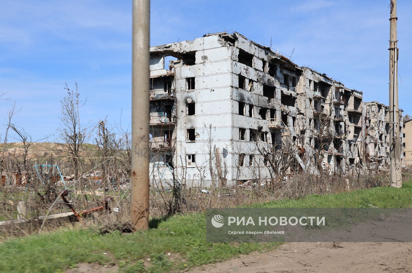 Бойцы ЧВК "Вагнер" в освобожденной части Артемовска