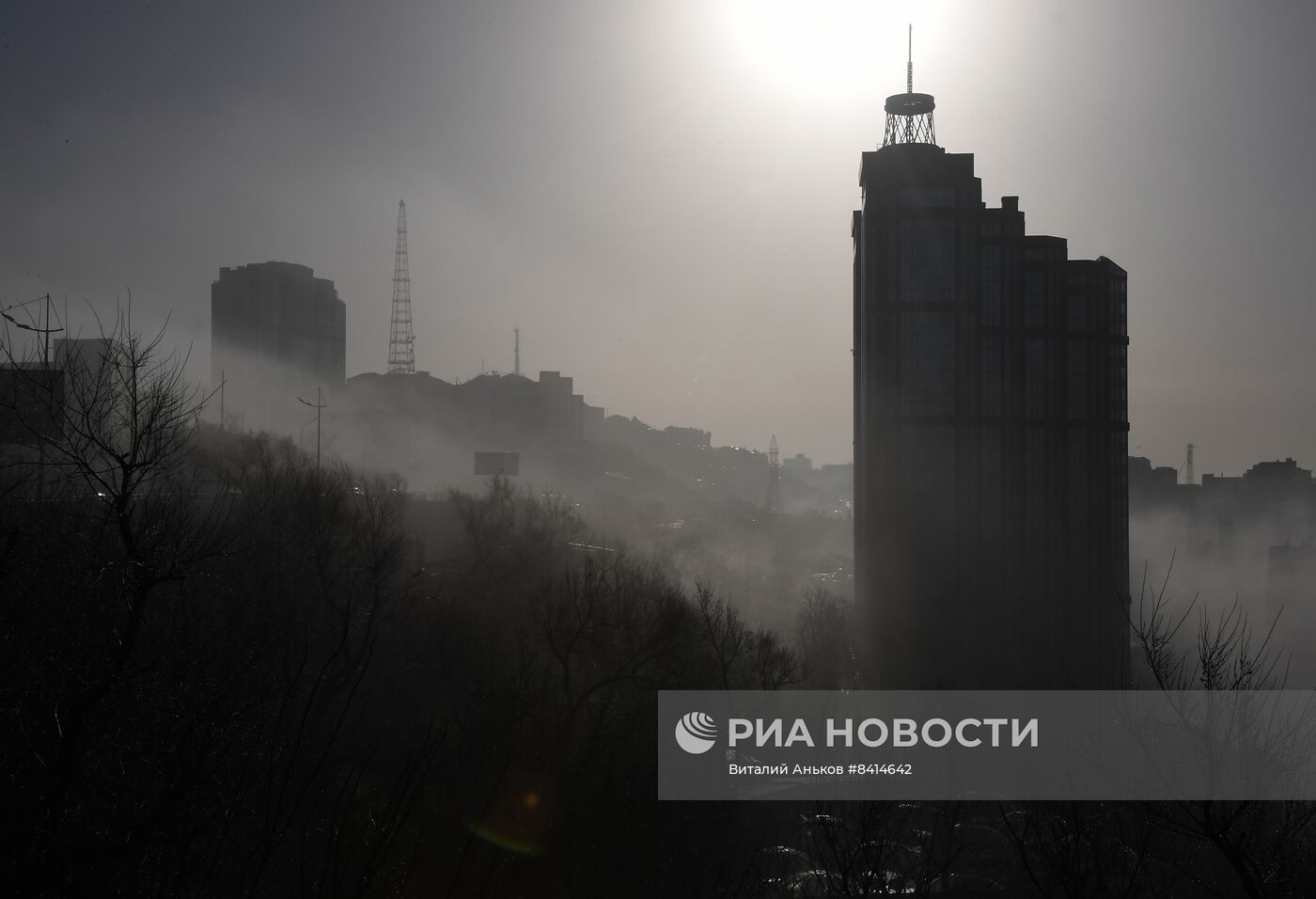 Туман во Владивостоке